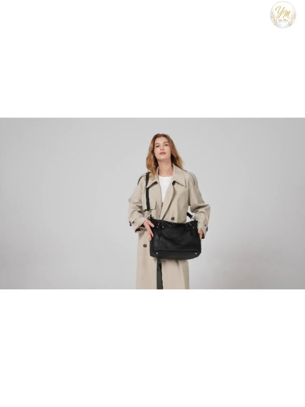 Genuine Leather Tote Satchel Shoulder Bag Crossbody Handbag Women Work Travel